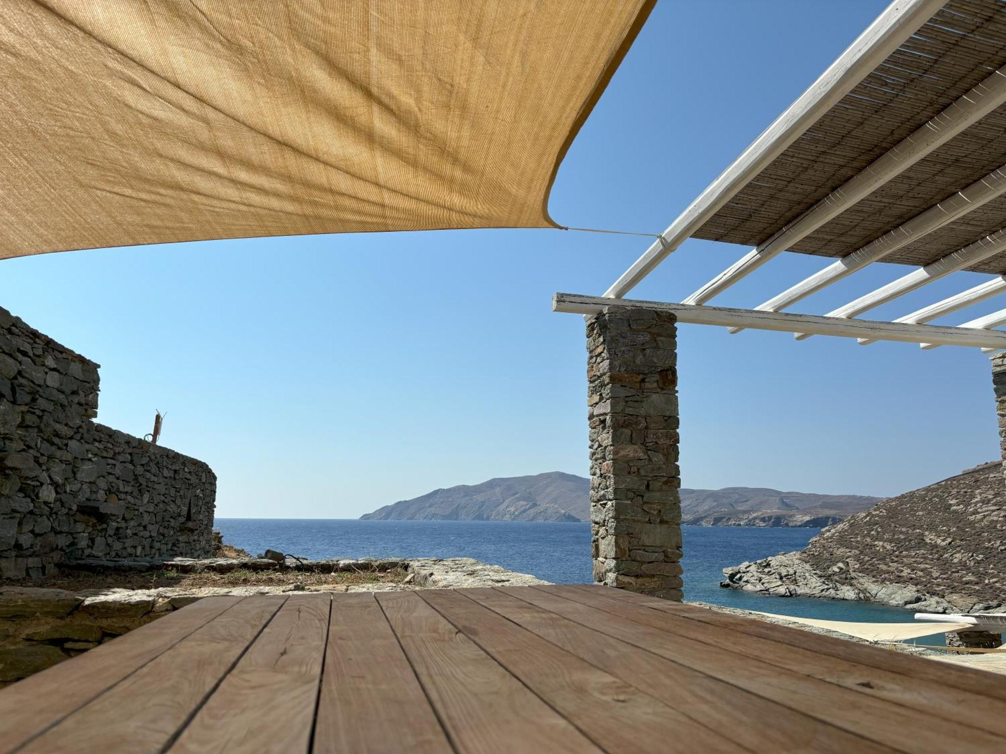 Almyra Yellow Villa Kíthnos Exteriör bild